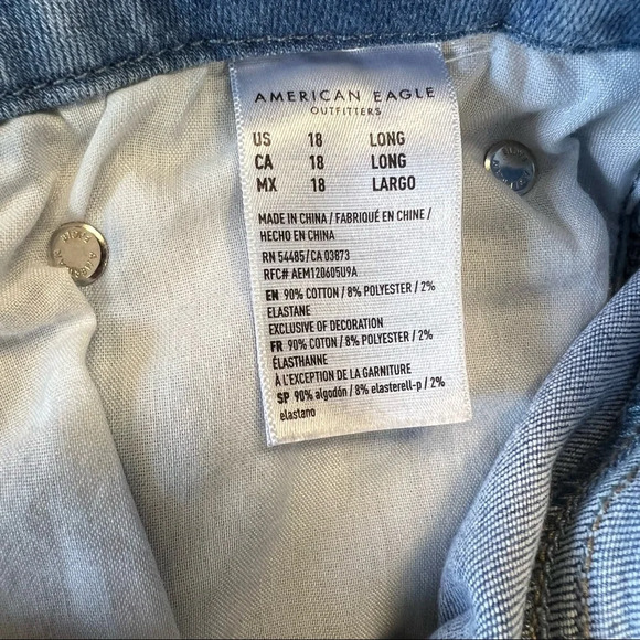 American eagle Curvy super high rise jegging‘s SZ 18 LONG - Picture 7 of 7